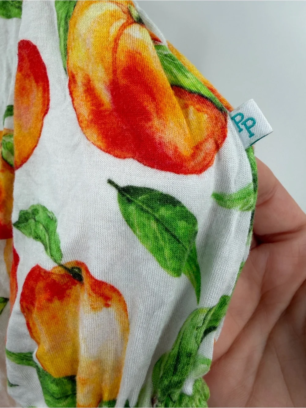 Posh Peanut Peach Bubble Romper